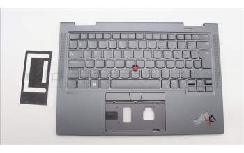 Lenovo 5M11H62396 MECH_ASM BL KB GY FPR WW DEN SRX