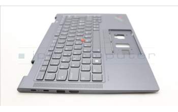 Lenovo 5M11H62462 MECH_ASM BL KB GY FPR WW NORDIC CHY