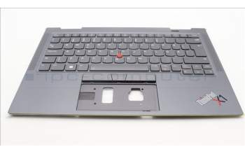 Lenovo 5M11H62490 MECH_ASM BL KB GY FPR WW SWE/FIN SRX