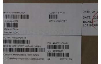 Lenovo 5M11H62604 MECH_ASM BL KB BK FPR DEN CHY