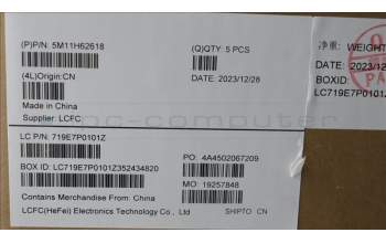 Lenovo 5M11H62618 MECH_ASM BL KB BK FPR EURO ENG SRX