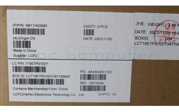 Lenovo 5M11H62680 MECH_ASM BL KB BK FPR NORDIC CHY