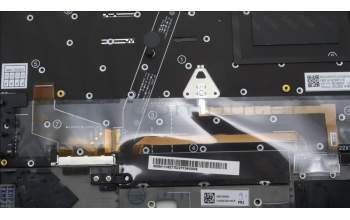 Lenovo 5M11H62775 C-Cover with keyboard, French, Black, Backlight, WWAN, US