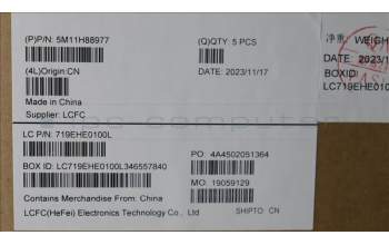 Lenovo 5M11H88977 MECH_ASM KB BK MG CZE/SLK LTN