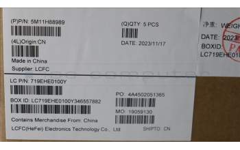 Lenovo 5M11H88989 MECH_ASM KB BK MG EURO ENG LTN