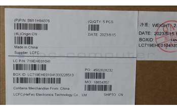 Lenovo 5M11H94376 MECH_ASM BL KB BK MG DEN LTN