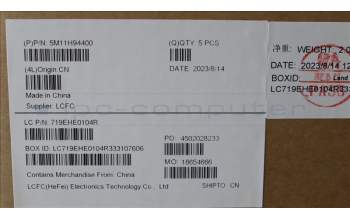 Lenovo 5M11H94400 MECH_ASM BL KB BK MG HBW LTN