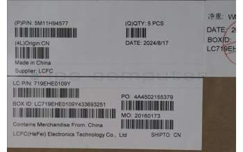 Lenovo 5M11H94577 MECH_ASM BL KB BK MG WW UK LTN