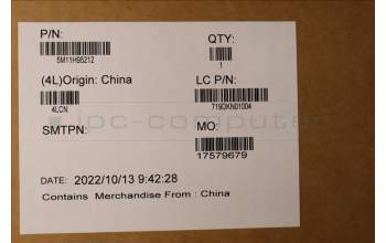 Lenovo 5M11H95212 Lenovo LCD Module,13.3\",WUXGA,Non-Touch,Anti-Glare,IPS,400nit,100%SRGB