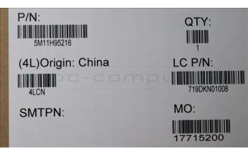 Lenovo 5M11H95216 Lenovo LCD Module,13.3\",WUXGA,Touch,Anti-reflection,Anti-smudge,IPS,w/FHD&IR Hybrid Camera