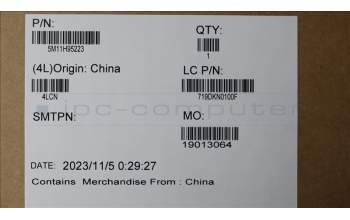Lenovo 5M11H95223 Lenovo LCD Module,13.3\",WUXGA,Touch,Anti-reflection,Anti-smudge,IPS,400nit,100%SRGB