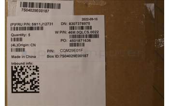 Lenovo 5M11J12731 MECH_ASM GRP_KBD_BZL_EURO ENG_WL_BK_LTN