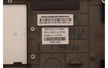 Lenovo 5M11J12750 MECH_ASM GRP_KBD_BZL_SWE/FIN_WL_BK_LTN