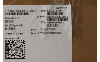 Lenovo 5M11J12804 MECH_ASM GRP_KBD_BZL_ENG_WW_BK_LTN