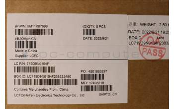 Lenovo 5M11K07698 MECH_ASM GRP KBD BZL,UK,WW,DB,SUN