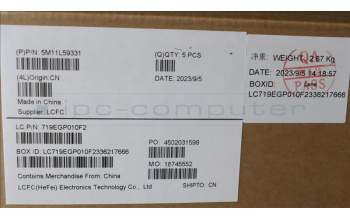 Lenovo 5M11L59331 MECH_ASM BL KB BK FRA/ENG SRX