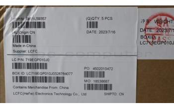 Lenovo 5M11L59357 MECH_ASM BL KB BK ITA CHY