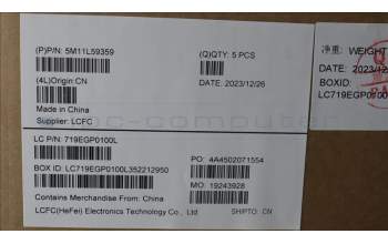 Lenovo 5M11L59359 MECH_ASM BL KB BK ITA SRX