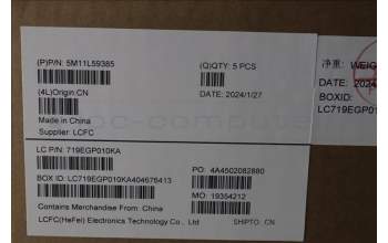 Lenovo 5M11L59385 MECH_ASM BL KB BK RUS CHY