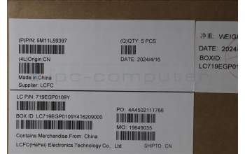 Lenovo 5M11L59397 MECH_ASM BL KB BK SWE/FIN CHY