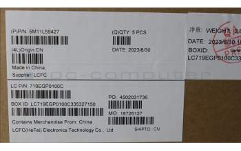 Lenovo 5M11L59427 MECH_ASM BL KB BK UKR SRX