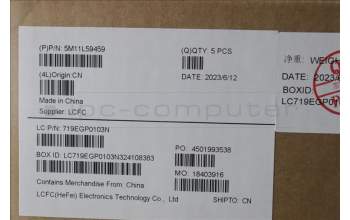 Lenovo 5M11L59459 MECH_ASM BL KB BK WW DEN SRX