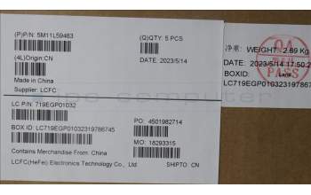 Lenovo 5M11L59483 MECH_ASM BL KB BK WW GER SRX