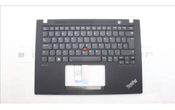 Lenovo 5M11L59569 C-Cover with keyboard, UK English, Black, Backlight, WWAN, UK