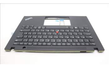 Lenovo 5M11L59569 C-Cover with keyboard, UK English, Black, Backlight, WWAN, UK