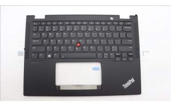 Lenovo 5M11L64100 MECH_ASM KBD W C ENG BKLT LTN US BK