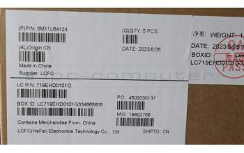 Lenovo 5M11L64124 MECH_ASM KBD W C HUN BKLT LTN UK BK