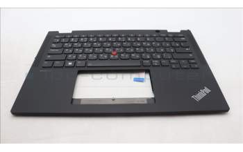 Lenovo 5M11L64154 MECH_ASM KBD W C RUS BKLT LTN US BK