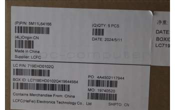 Lenovo 5M11L64166 MECH_ASM KBD W C SWS BKLT LTN UK BK