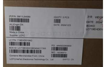 Lenovo 5M11L64589 MECH_ASM KBD W C SWE/FIN BKLT LTN UK GY