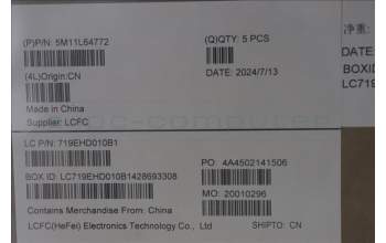 Lenovo 5M11L64772 MECH_ASM KBD W C UK BKLT CHY WW UK GY