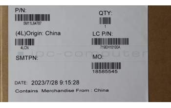 Lenovo 5M11L64787 Lenovo LCD Module,13.3\",WUXGA,Touch,Anti-Reflection,Anti-Smudge,IPS,300nit,100% SRGB