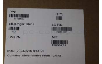 Lenovo 5M11L64790 Lenovo LCD Module, 13.3\", WUXGA, Touch, Anti-reflection, Anti-smudge, IPS, 300nit, 100% SRGB