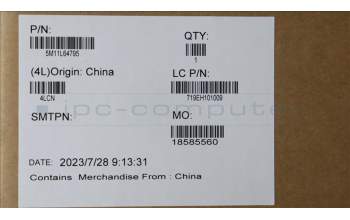 Lenovo 5M11L64795 Lenovo LCD Module,13.3\",WUXGA,Touch,Anti-Reflection,Anti-Smudge,IPS,300nit,100% SRGB