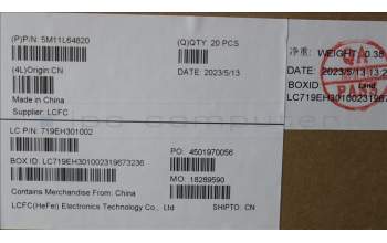 Lenovo 5M11L64820 MECH_ASM X13YG4 FPR with Bracket Black