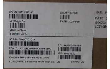 Lenovo 5M11L83142 MECH_ASM KBDBZL,SLV,WL,BK/GY,SRX