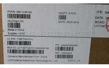 Lenovo 5M11L85745 MECH_ASM KB BK MG JPN LTN