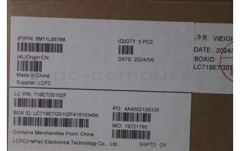 Lenovo 5M11L85788 MECH_ASM KB BK MG RUS LTN