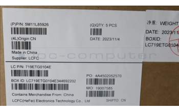 Lenovo 5M11L85926 MECH_ASM BL KB BK MG FRA PMX