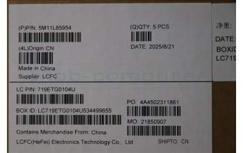 Lenovo 5M11L85954 MECH_ASM BL KB BK MG HUN LTN