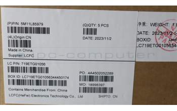 Lenovo 5M11L85979 MECH_ASM BL KB BK MG JPN LTN
