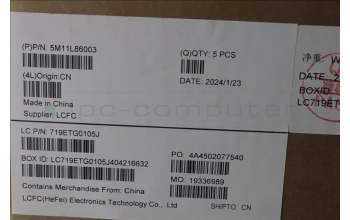 Lenovo 5M11L86003 MECH_ASM BL KB BK MG NOR LTN