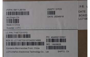 Lenovo 5M11L86154 MECH_ASM BL KB BK MG WW FRA CHY