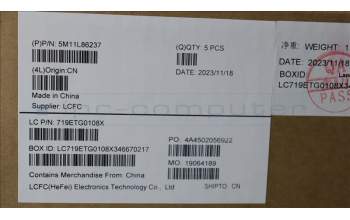 Lenovo 5M11L86237 MECH_ASM BL KB BK MG WW NOR LTN