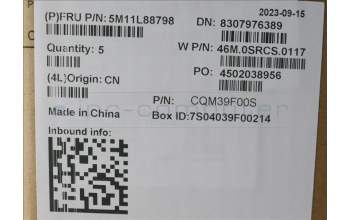 Lenovo 5M11L88798 MECH_ASM NoWW C-Cvr+SPA KB ASM,CHY