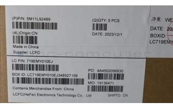 Lenovo 5M11L92489 MECH_ASM FRU KB CCV LA SPA (CHY) UK AG